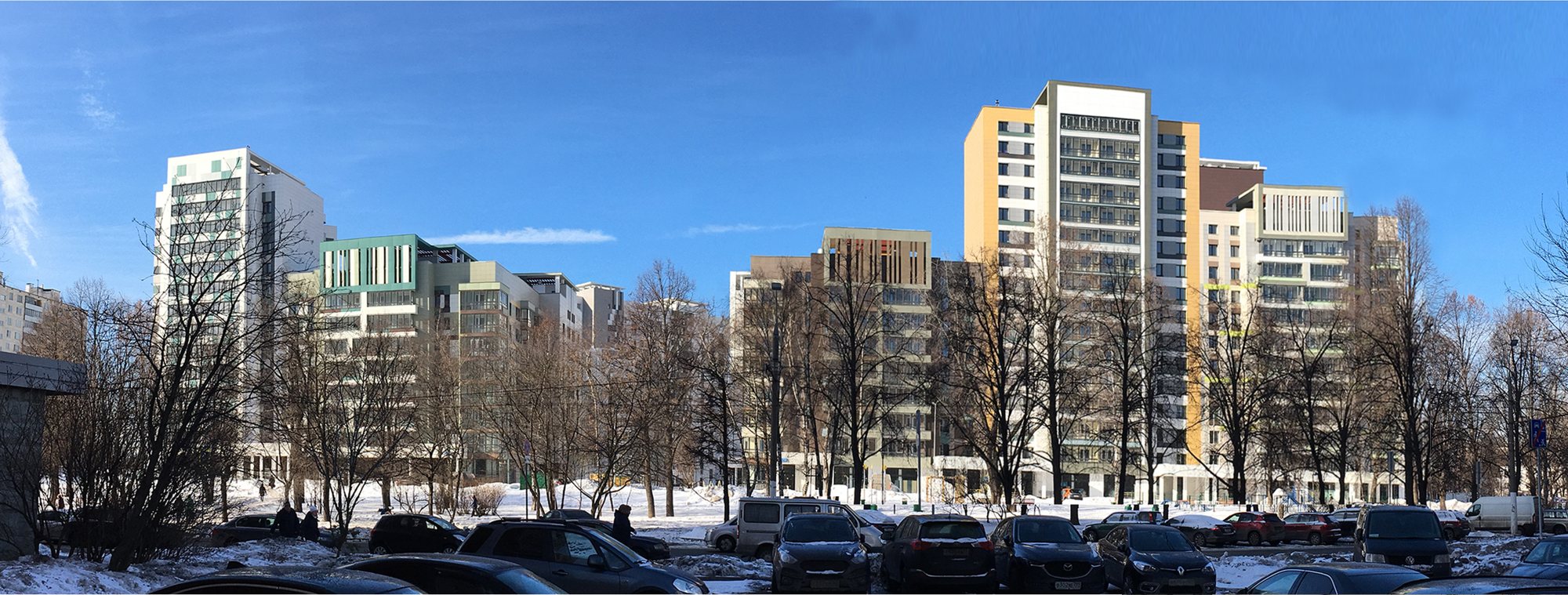 Дома 3 и 5 на Бескудниковском бульваре в застройке района
